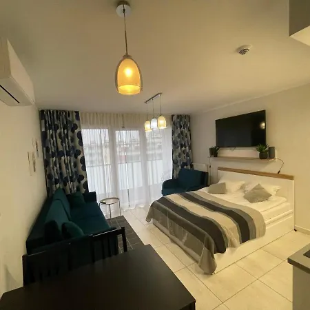 Lägenhet Kasprowicza 20 Luxury - Free Pool, Saunas, Salzgrotte, Jacuzzi, Gym, Children's Playroom, Fitness Kołobrzeg