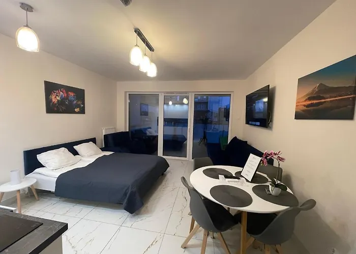 Lejlighed Kasprowicza 20 Luxury - Free Pool, Saunas, Salzgrotte, Jacuzzi, Gym, Children's Playroom, Fitness