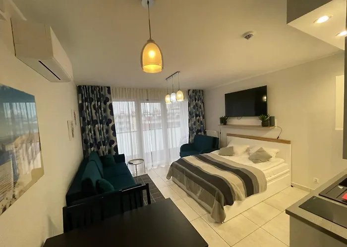 Lejlighed Kasprowicza 20 Luxury - Free Pool, Saunas, Salzgrotte, Jacuzzi, Gym, Children's Playroom, Fitness Kołobrzeg